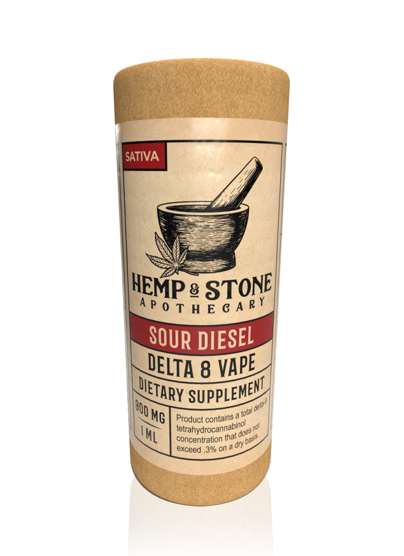 Hemp & Stone Apothecary Delta 8 Vape (Sativa)