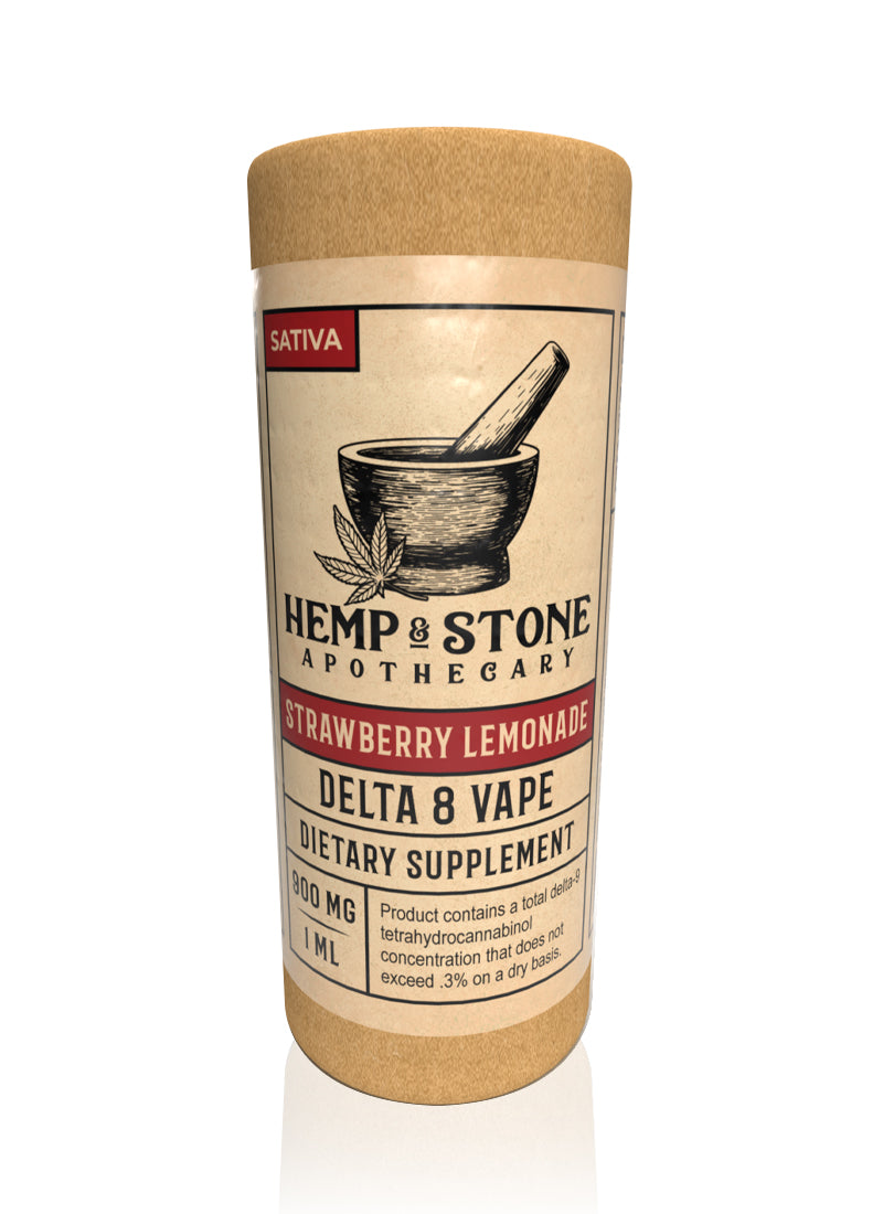 Hemp & Stone Apothecary Delta 8 Vape (Sativa)