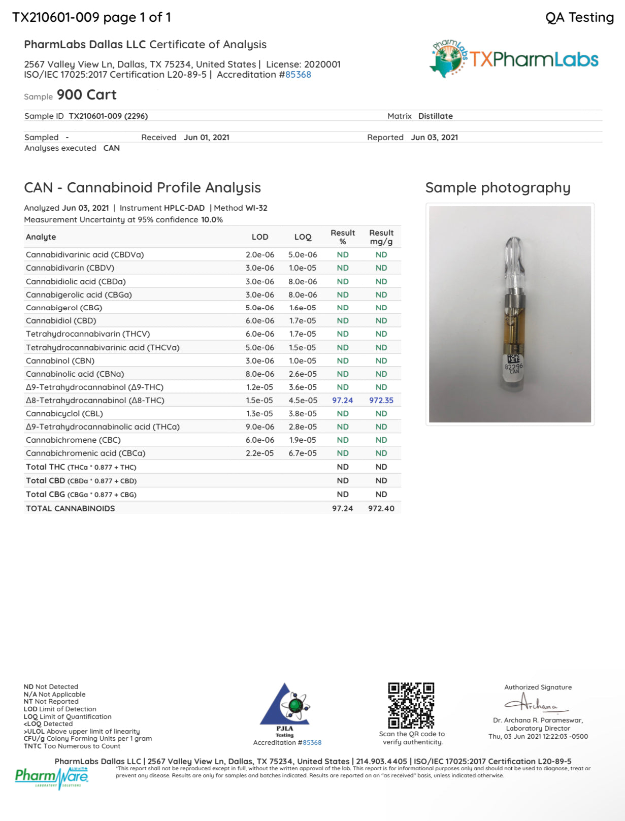 Hemp & Stone Apothecary Delta 8 Vape (Indica)