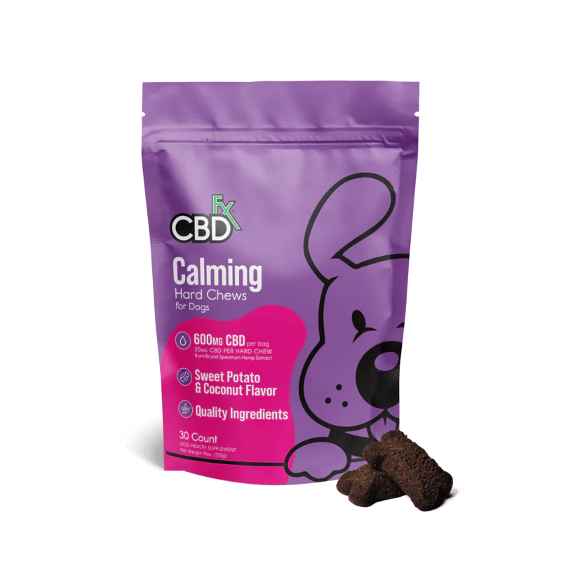 CBD FX CBD Dog Treats for Calming Hard Chews 600mg