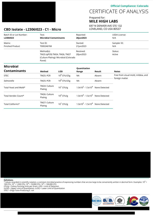 Hemp & Stone Apothecary CBD Isolate Tincture 1000mg
