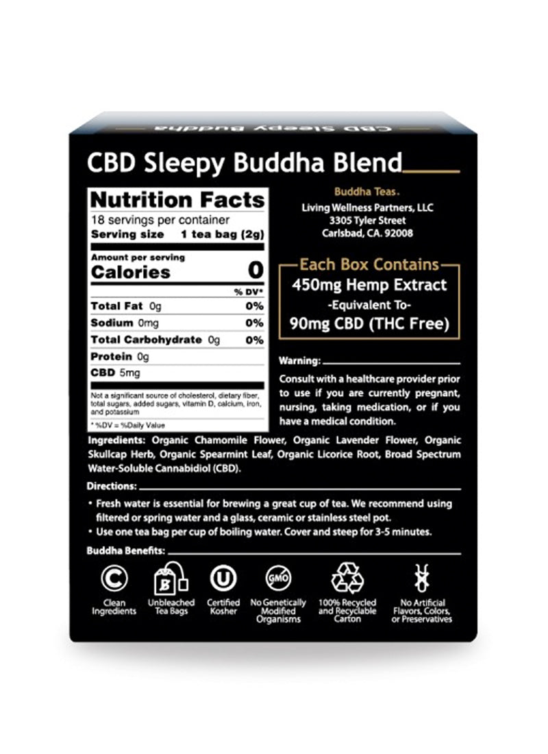 Buddha CBD Tea Sleepy Buddha Blend