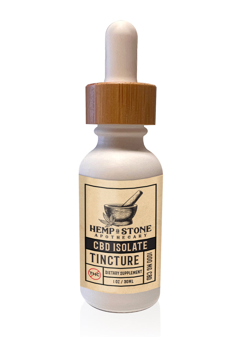 Hemp & Stone Apothecary CBD Isolate Tincture 1000mg