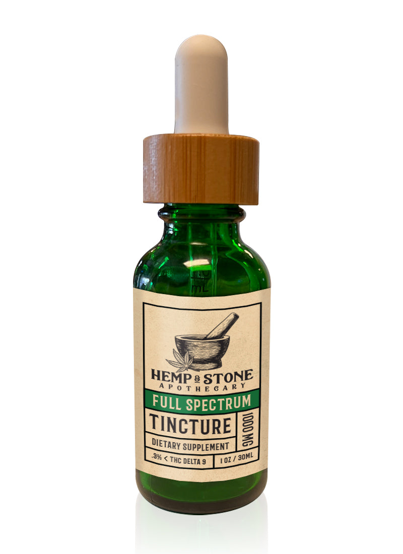 Hemp & Stone Apothecary Full Spectrum CBD Tincture 1000mg