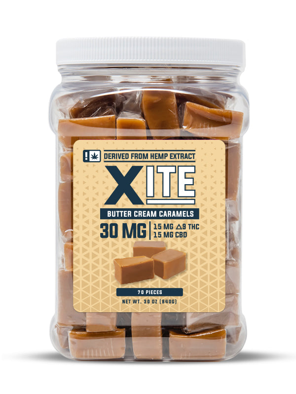 XITE Delta 9 Butter Cream Caramels