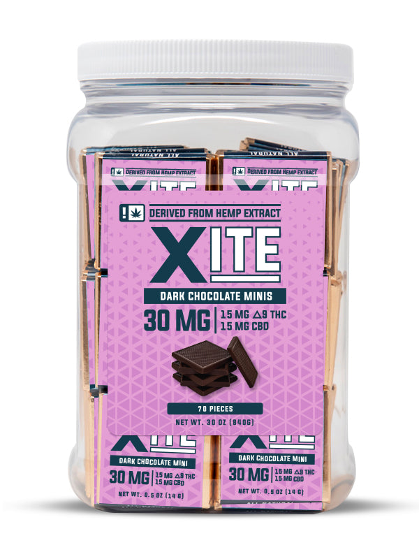 XITE Delta 9 Milk Chocolate Minis