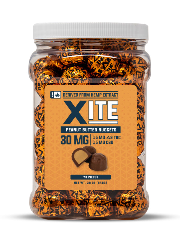 XITE Delta 9 Peanut Butter Nuggets