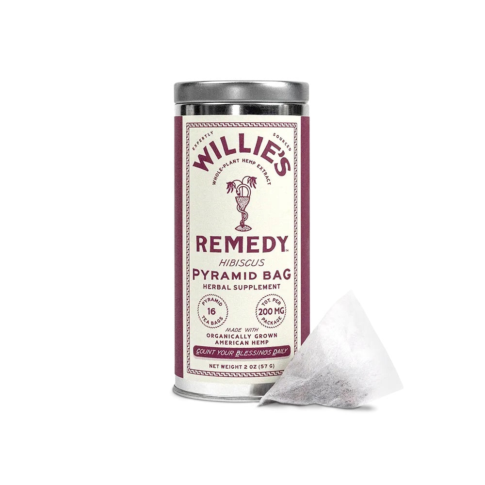 Willie’s Remedy Hibiscus Tea 2oz Tea Bag Tin 200mg